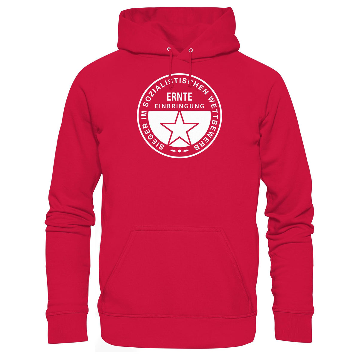 DDR Ostalgie Kapuze / Hoodie Unisex • ERNTE-EINBRINGUNG - SIEGER (ORIGINAL-MEDAILLE)