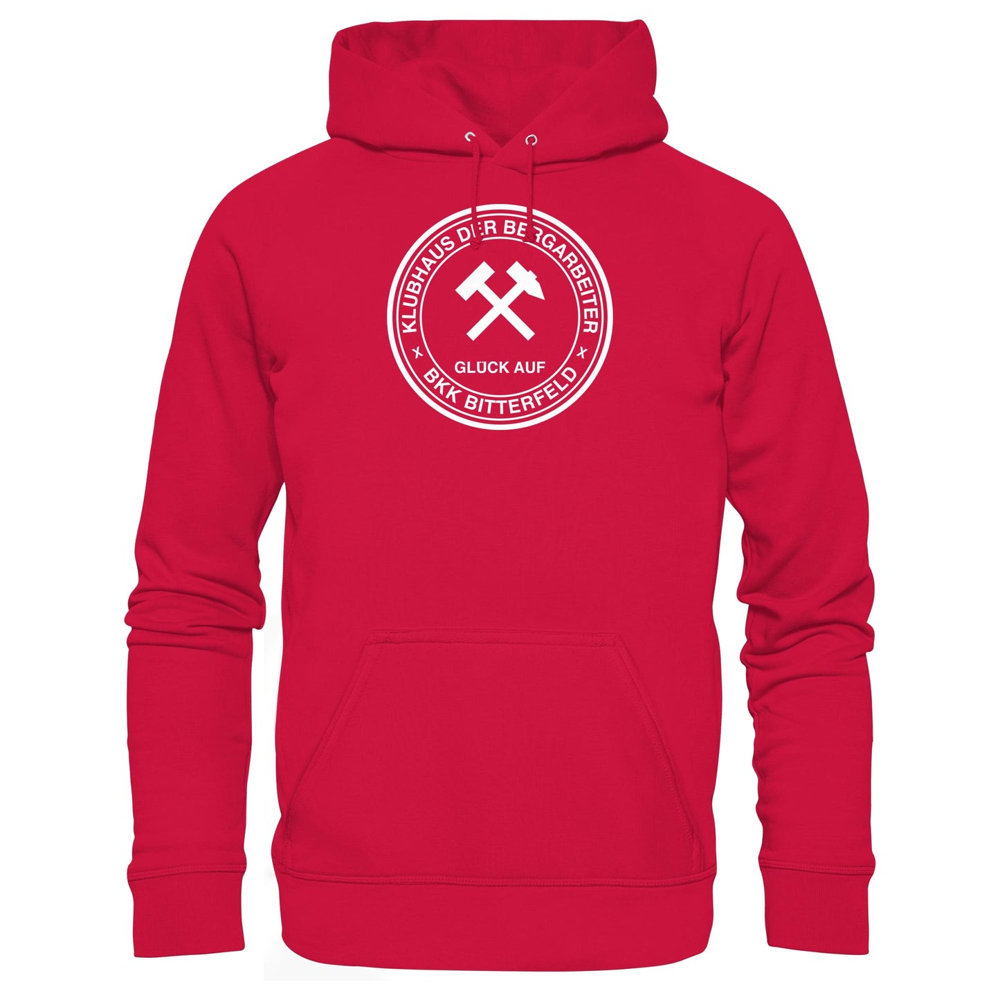 DDR Ostalgie Kapuze / Hoodie Unisex • KLUBHAUS DER BERGARBEITER BITTERFELD