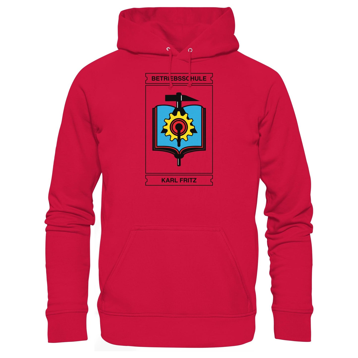 DDR Ostalgie Kapuze / Hoodie Unisex • BETRIEBSSCHULE KARL FRITZ WISMAR