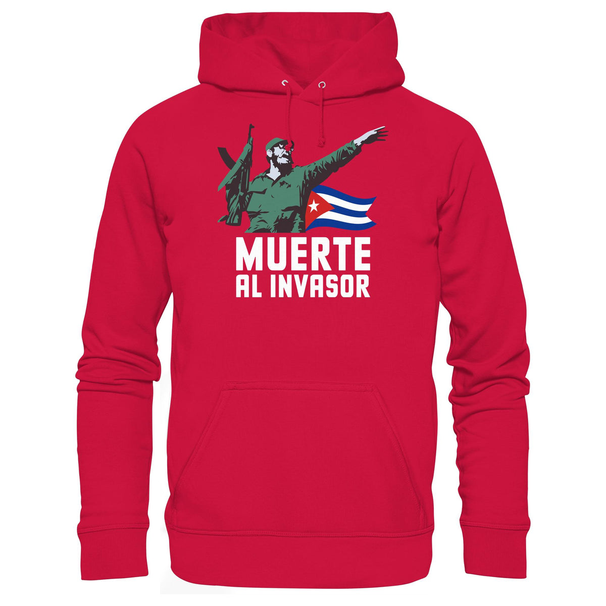 DDR Ostalgie Kapuze / Hoodie Unisex • KUBA - MUERTE AL INVASOR