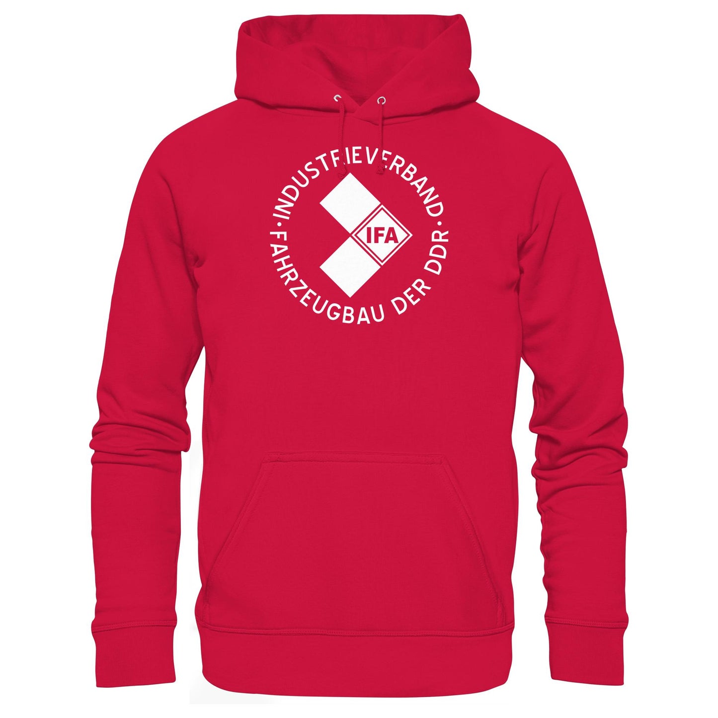 DDR Ostalgie Kapuze / Hoodie Unisex • IFA INDUSTRIEVERBAND FAHRZEUGBAU ( LOGO 1970er) - dunkel
