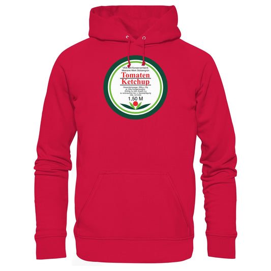 DDR Ostalgie Kapuze / Hoodie Unisex • VEB AXA KONSERVEN MEERANE - TOMATEN-KETCHUP