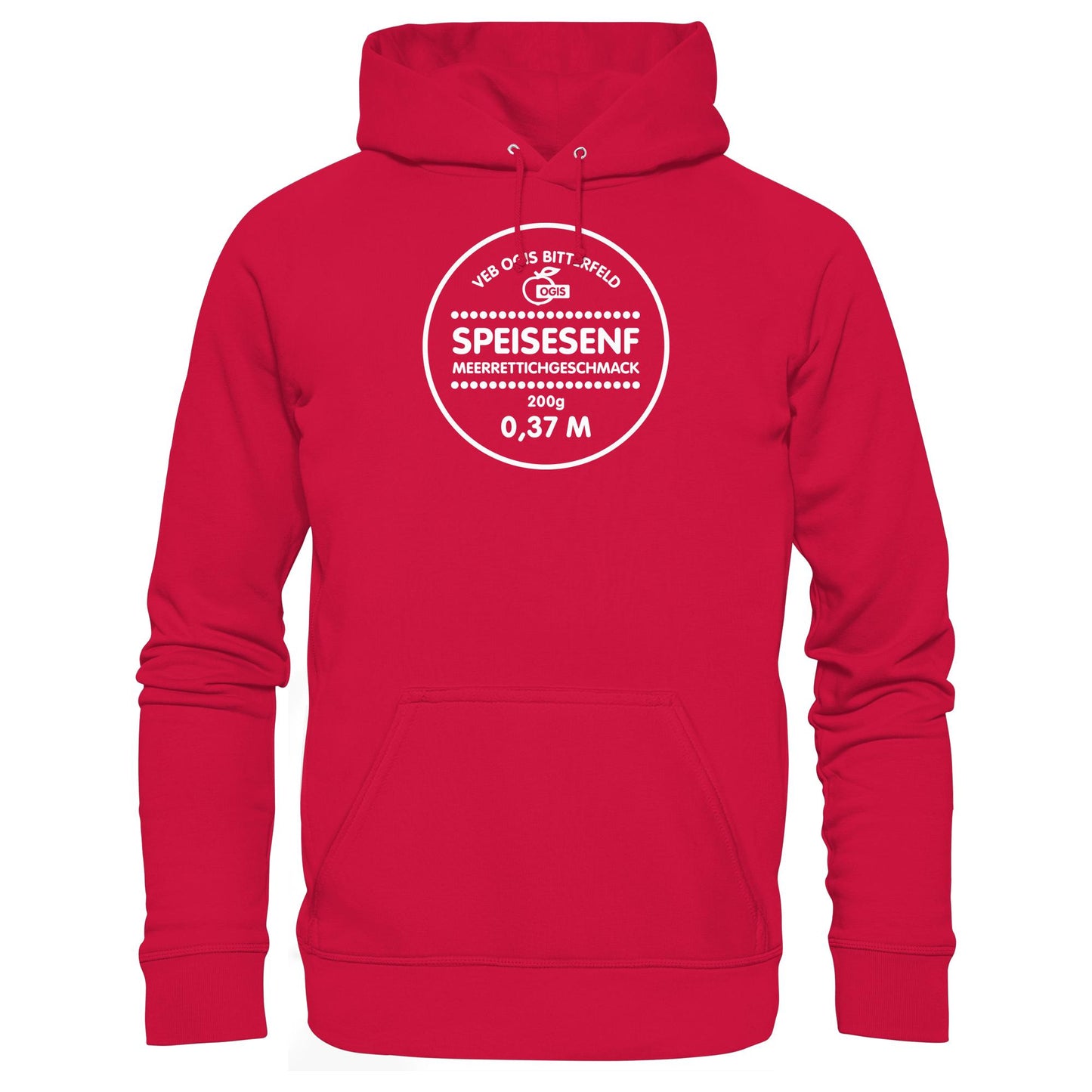 DDR Ostalgie Kapuze / Hoodie Unisex • VEB OGIS BITTERFELD - SPEISESENF