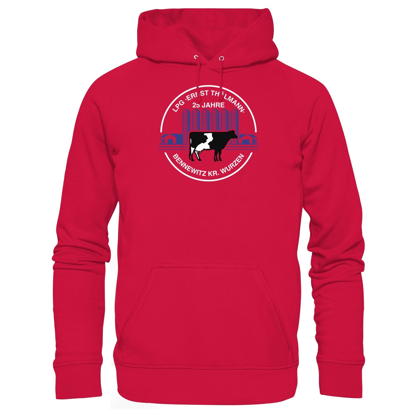 DDR Ostalgie Kapuze / Hoodie Unisex • LPG ERNST THÄLMANN BENNEWITZ - WURZEN