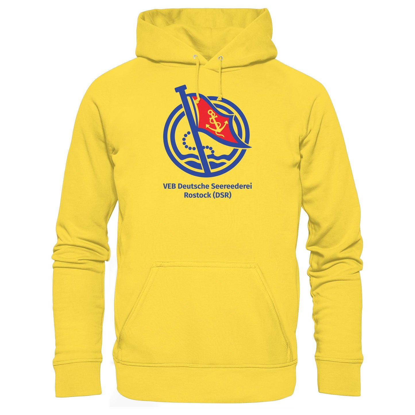 DDR Ostalgie Kapuze / Hoodie Unisex • VEB DEUTSCHE SEEREEDEREI ROSTOCK (DSR)