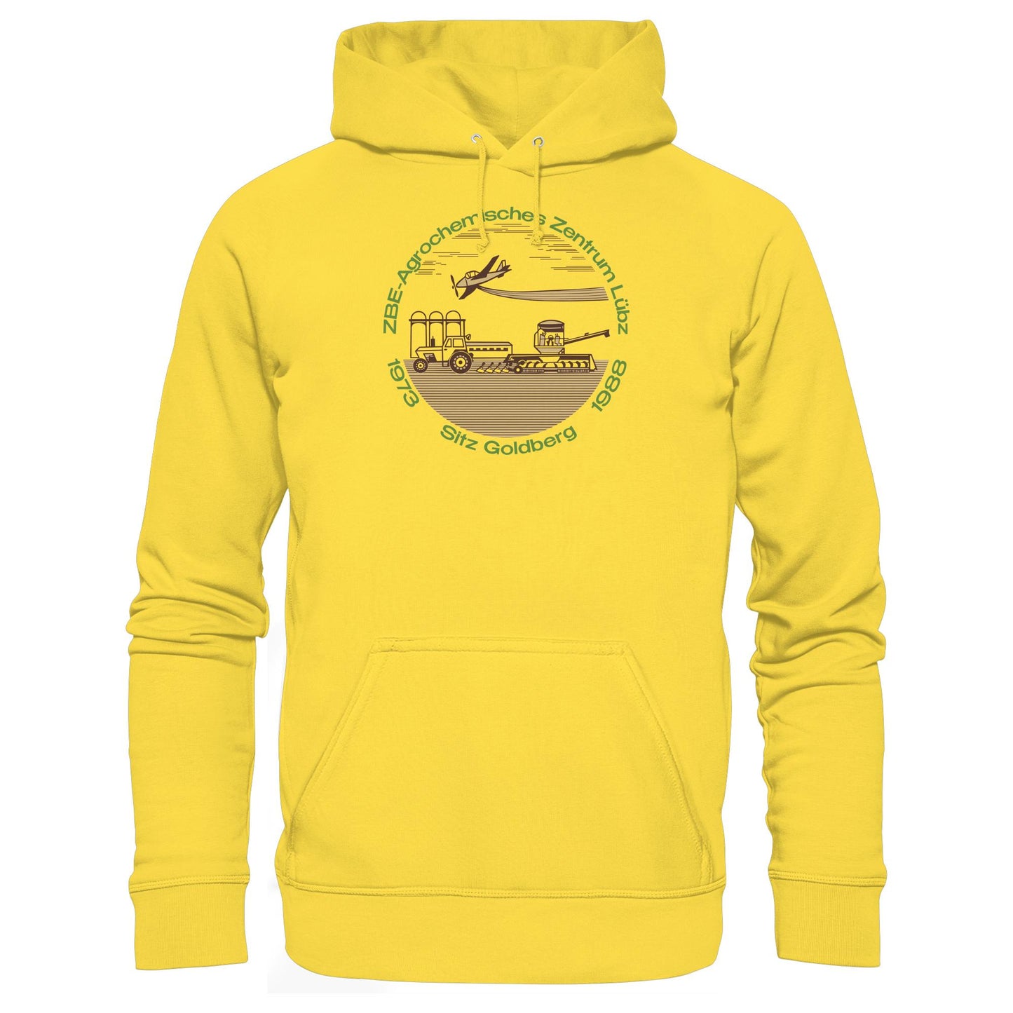 DDR Ostalgie Kapuze / Hoodie Unisex • ZBE AGROCHEMISCHES ZENTRUM LÜBZ
