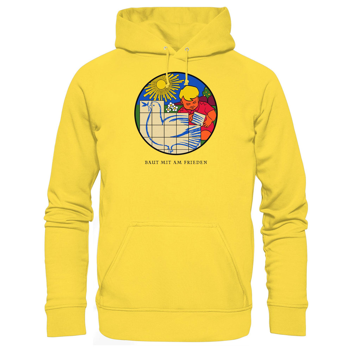 BAUT MIT AM FRIEDEN | DDR Ostalgie Kapuze / Hoodie Unisex
