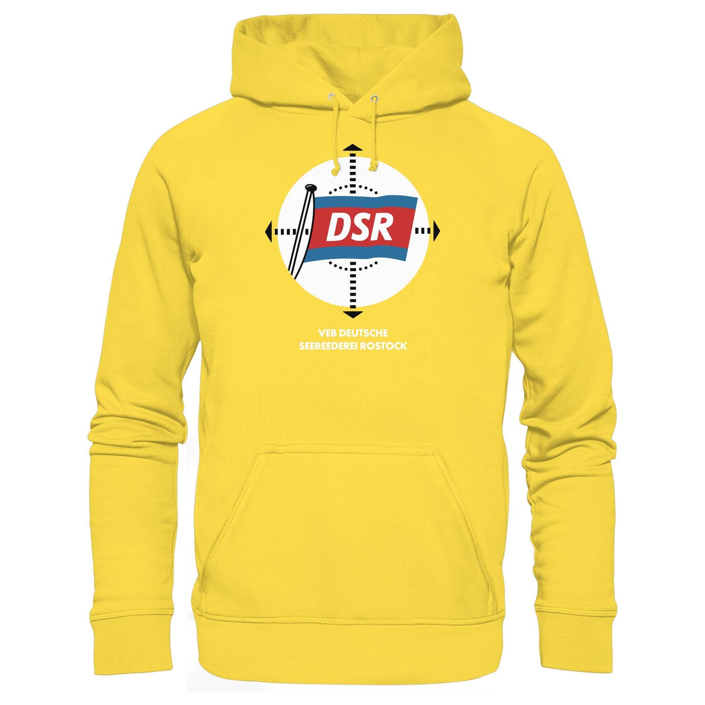 DDR Ostalgie Kapuze / Hoodie Unisex • DSR - VEB DEUTSCHE SEEREEDEREI ROSTOCK