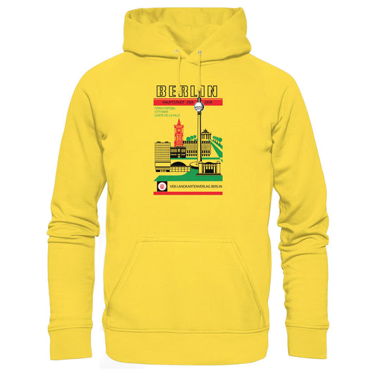 DDR Ostalgie Kapuze / Hoodie Unisex • BERLIN, HAUPTSTADT DER DDR (ORIGINAL TITEL STADTFÜHRER)
