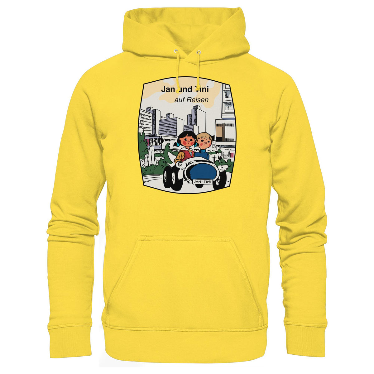 DDR Ostalgie Kapuze / Hoodie Unisex • JAN UND TINI AUF REISEN (ORIGINAL QUARTETT)