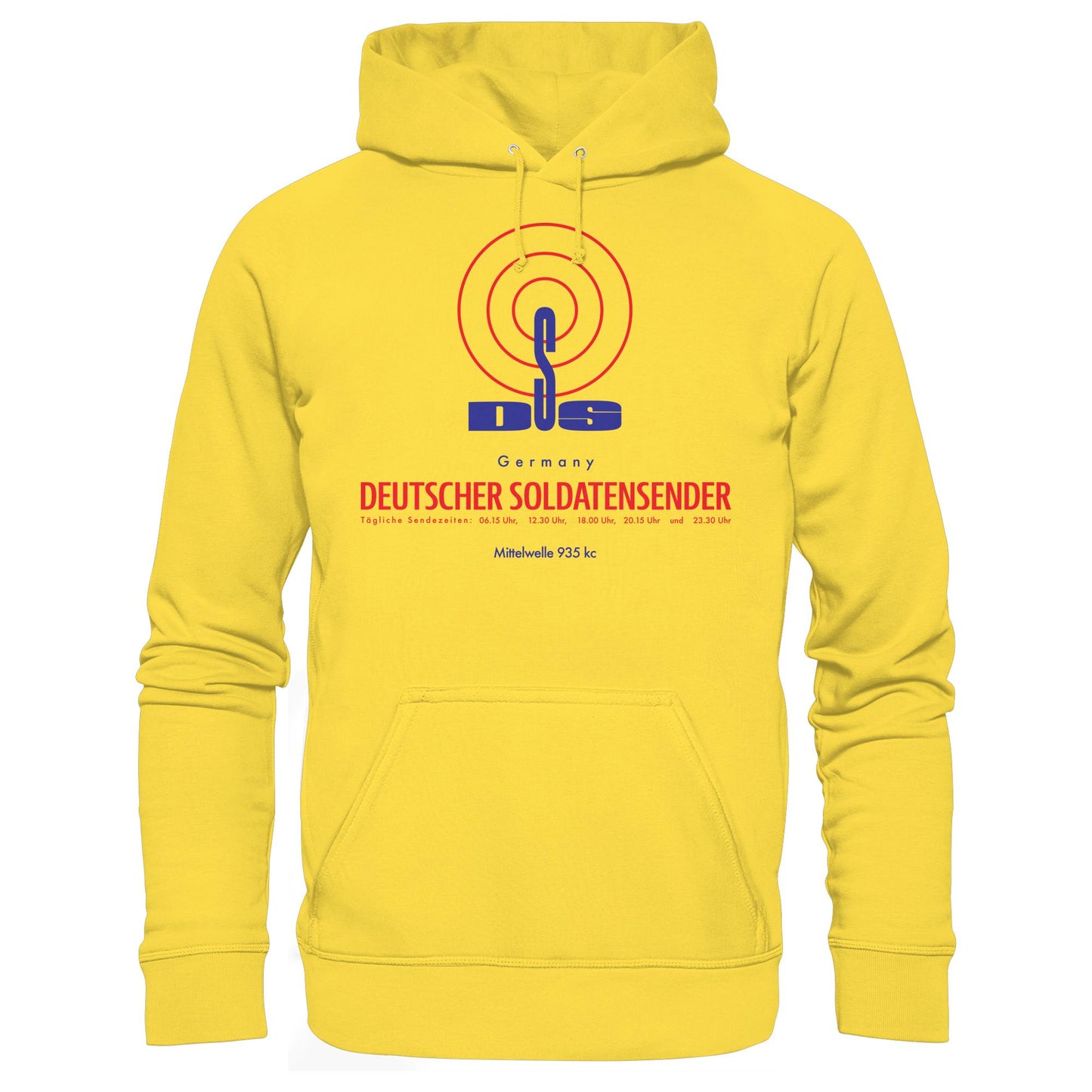 DDR Ostalgie Kapuze / Hoodie Unisex • DEUTSCHER SOLDATENSENDER BERLIN