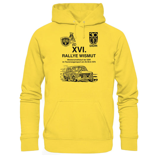 DDR Ostalgie Kapuze / Hoodie Unisex • 16. RALLYE WISMUT, MEISTERSCHAFTSLAUF DER DDR - 1979
