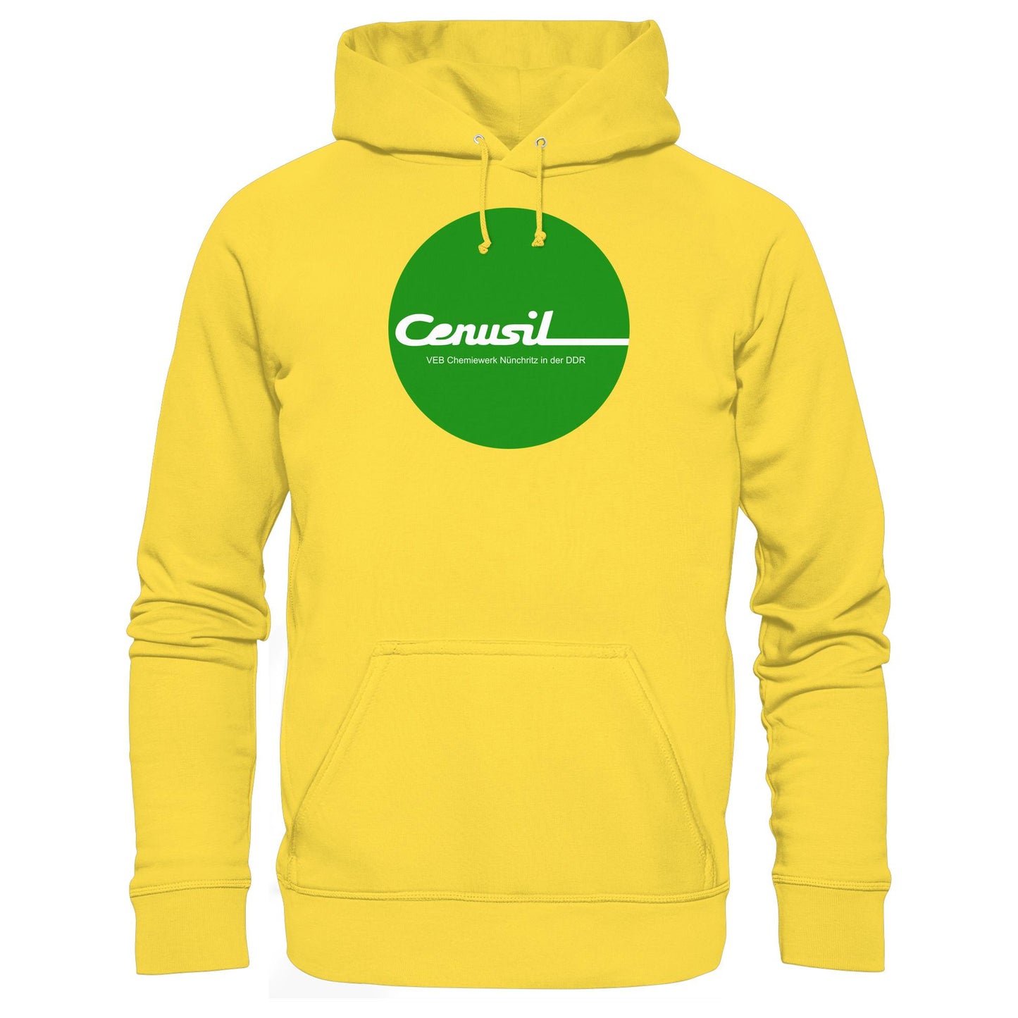 DDR Ostalgie Kapuze / Hoodie Unisex • CENUSIL - VEB CHEMIE NÜNCHRITZ