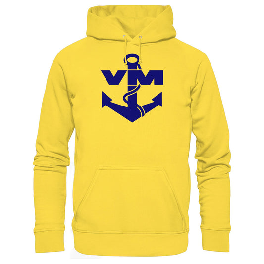 DDR Ostalgie Kapuze / Hoodie Unisex • NVA EMBLEM - VOLKSMARINE SEESTREITKRÄFTE - BRUST
