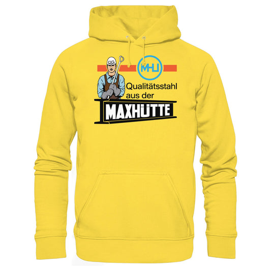 DDR Ostalgie Kapuze / Hoodie Unisex • QUALITÄTSTAHL MAXHÜTTE