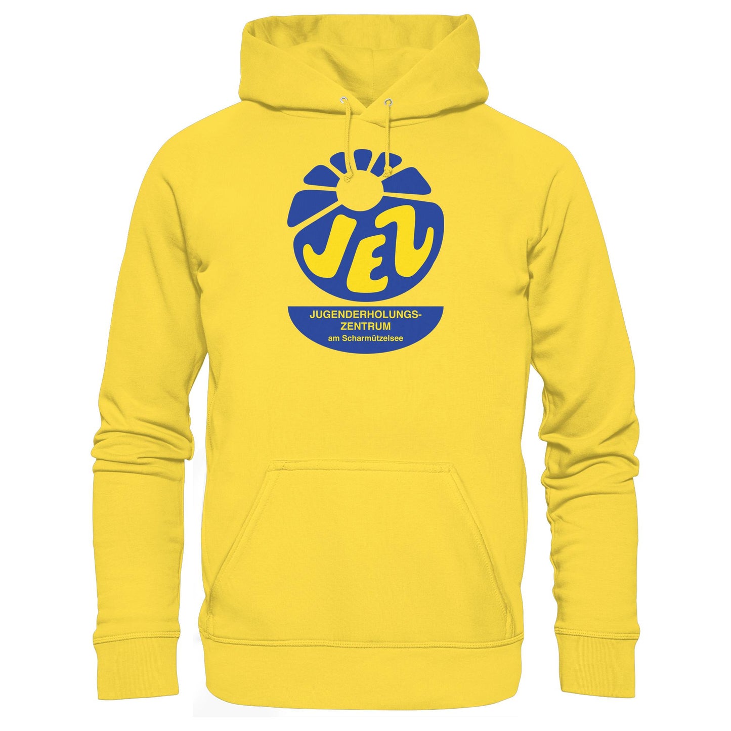DDR Ostalgie Kapuze / Hoodie Unisex • JEZ - JUGENDERHOLUNGSZENTRUM SCHARMÜTZELSEE