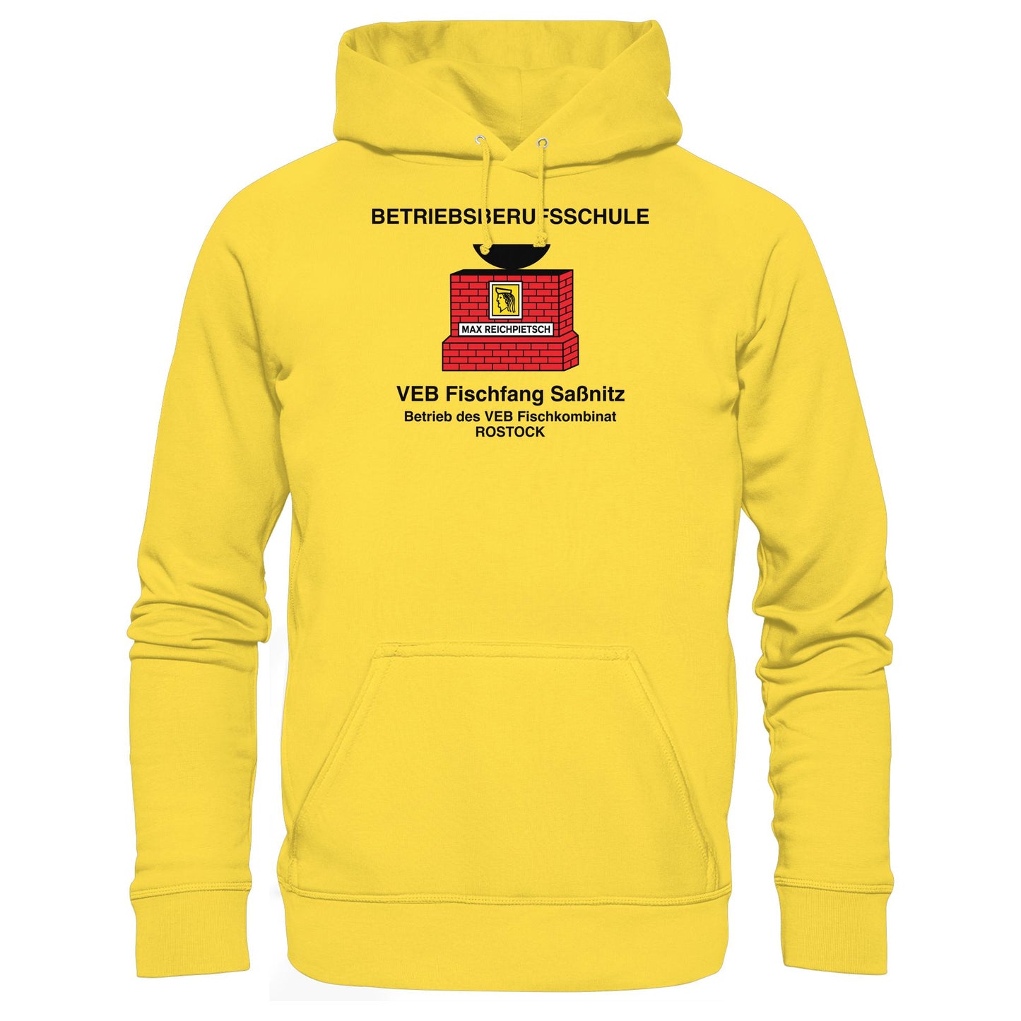 DDR Ostalgie Kapuze / Hoodie Unisex • BETRIEBSBERUFSSCHULE MAX REICHPIETSCH