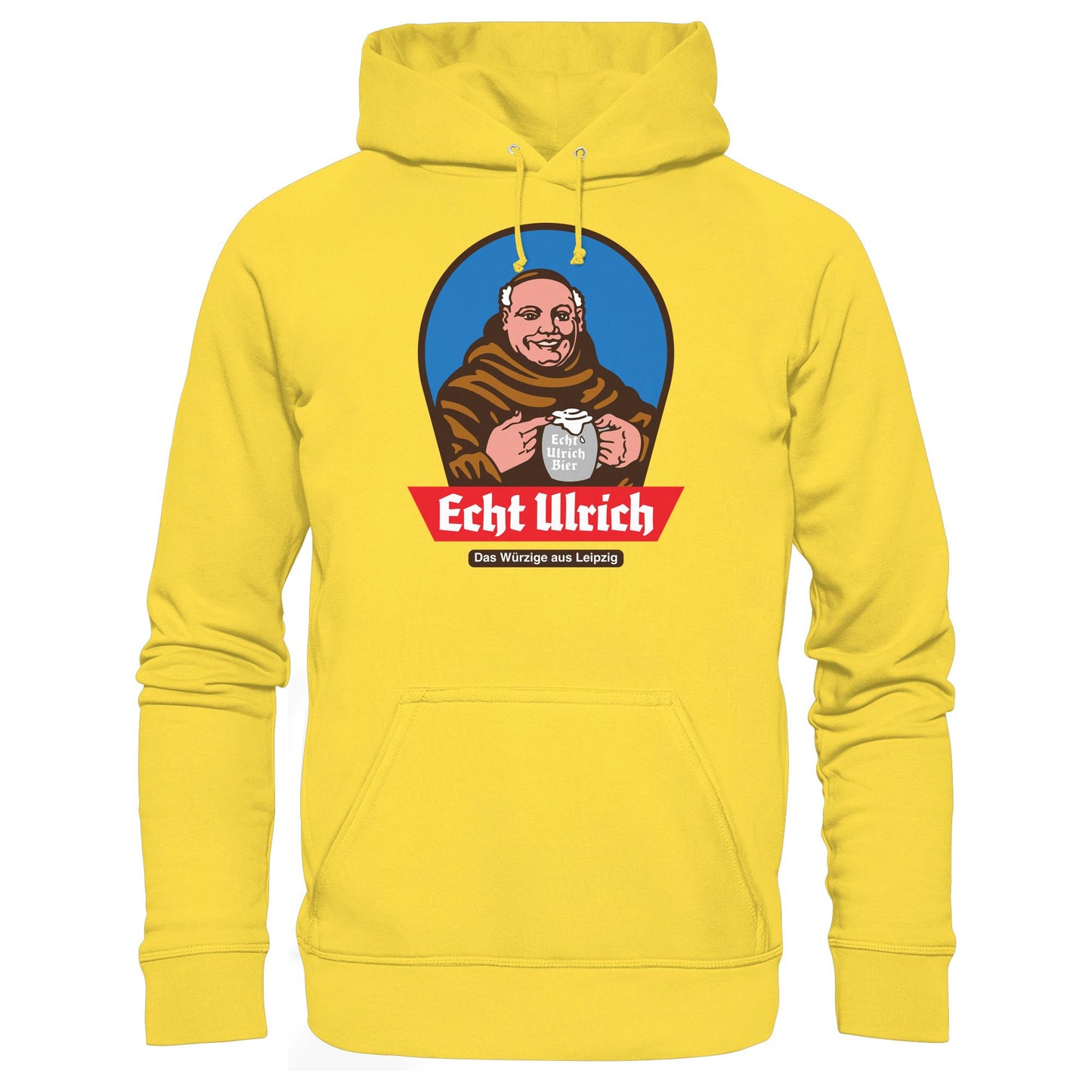 DDR Ostalgie Kapuze / Hoodie Unisex • ECHT ULRICH BIER LEIPZIG