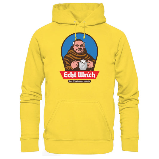 DDR Ostalgie Kapuze / Hoodie Unisex • ECHT ULRICH BIER LEIPZIG