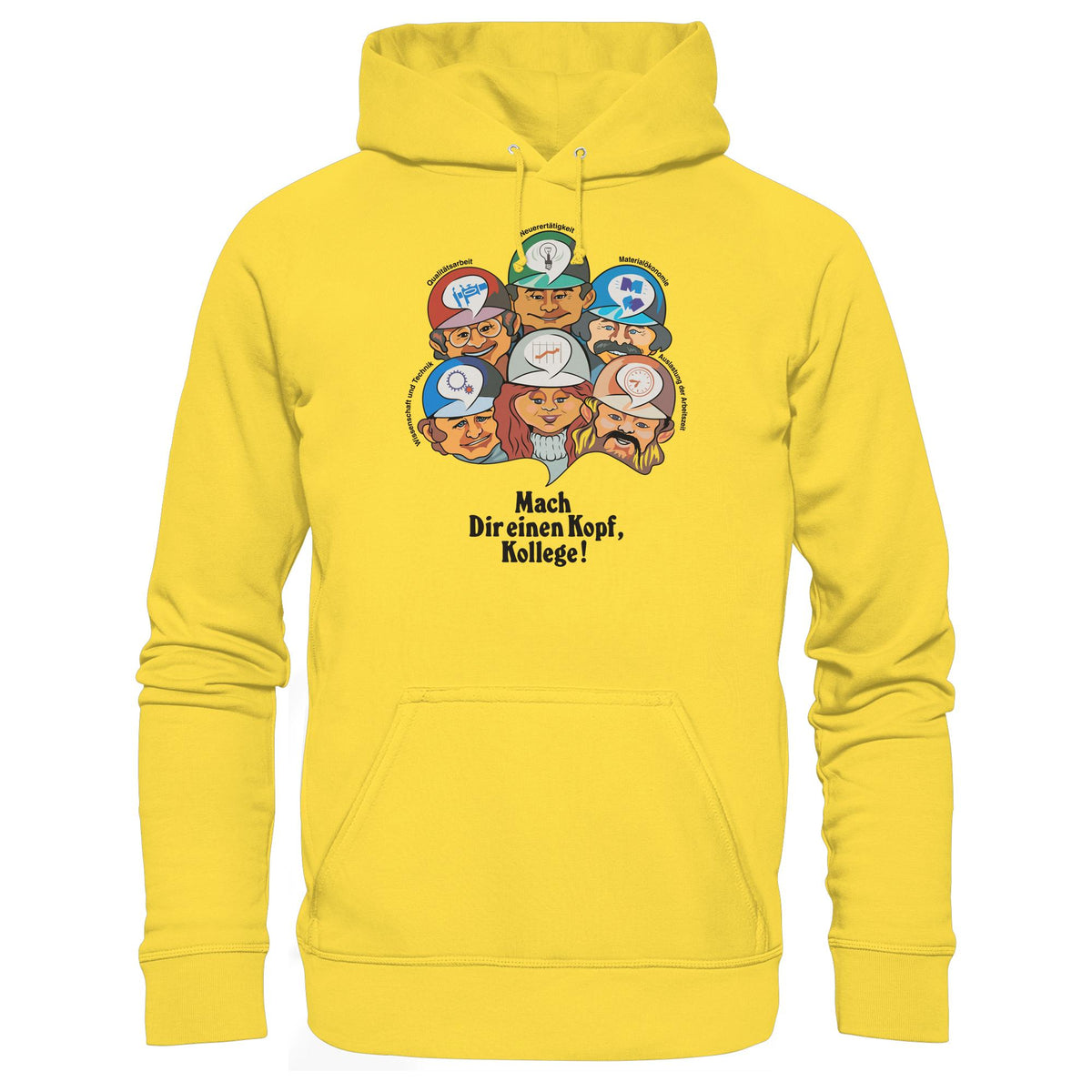 MACH DIR EINEN KOPF, KOLLEGE • DDR Ostalgie Kapuze / Hoodie Unisex