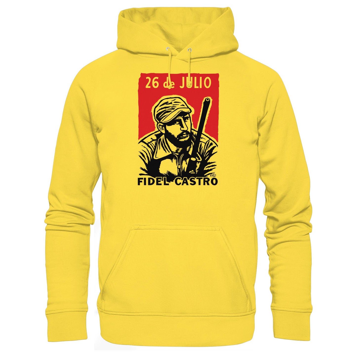DDR Ostalgie Kapuze / Hoodie Unisex • FIDEL CASTRO - BEWEGUNG DES 26. JULI