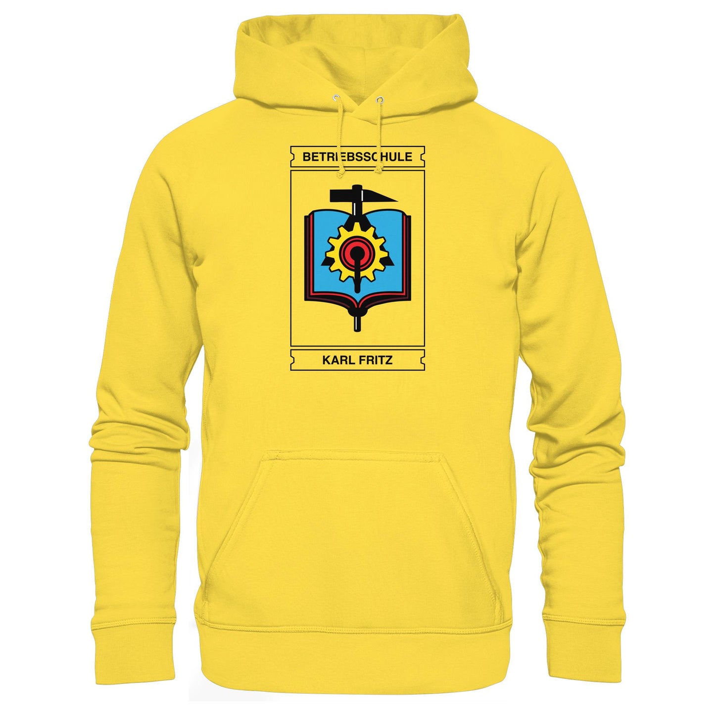 DDR Ostalgie Kapuze / Hoodie Unisex • BETRIEBSSCHULE KARL FRITZ WISMAR