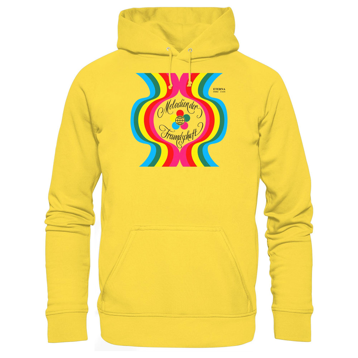 DDR Ostalgie Kapuze / Hoodie Unisex • MELODIEN DER FREUNDSCHAFT ETERNA (ORIGINAL-PLATTENCOVER)
