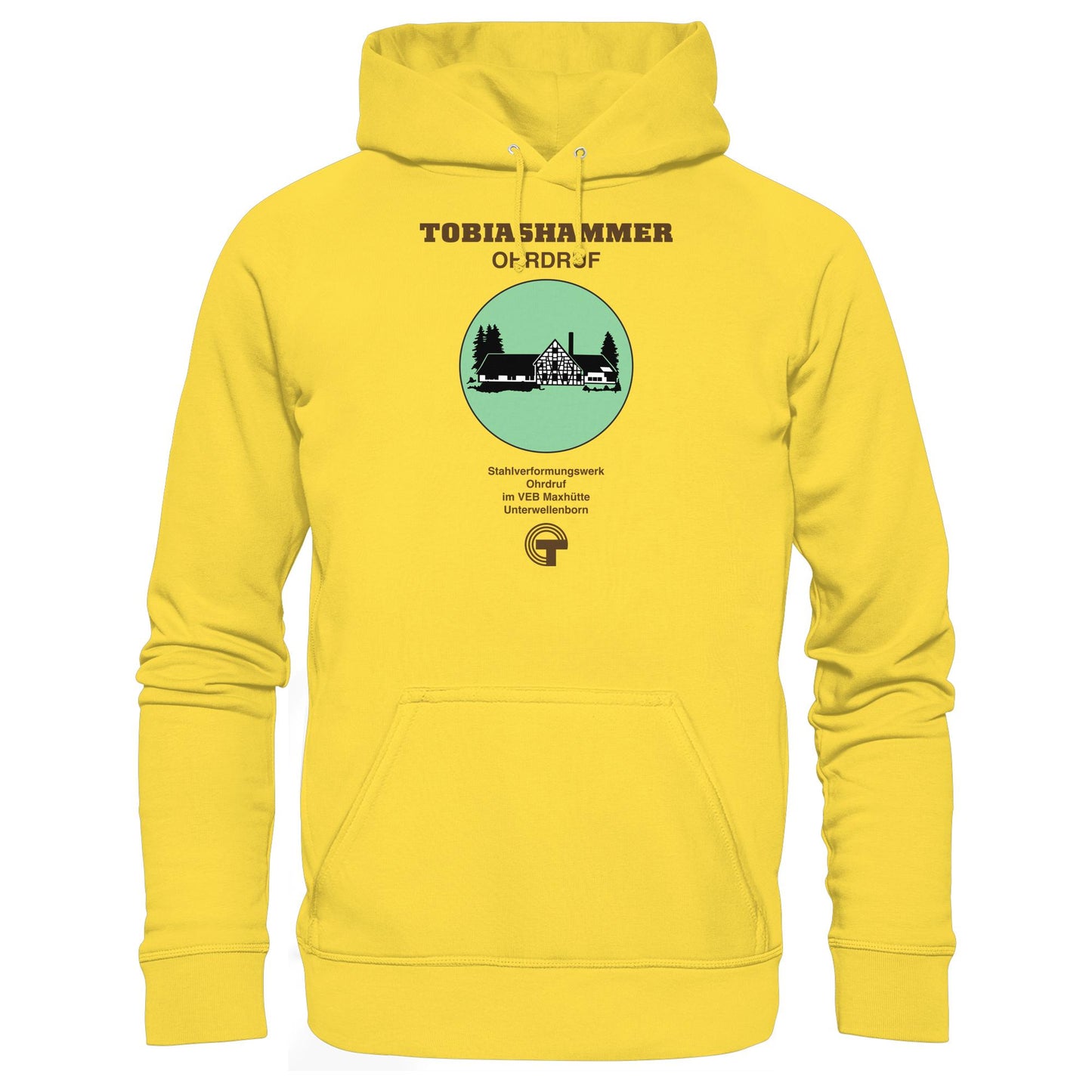 DDR Ostalgie Kapuze / Hoodie Unisex • TOBIASHAMMER OHRDRUF - VEB MAXHÜTTE