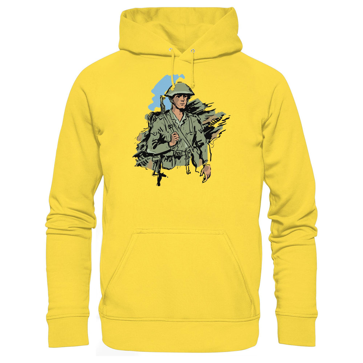 DDR Ostalgie Kapuze / Hoodie Unisex • NVA-SOLDAT (ORIGINAL-ILLUSTRATION)