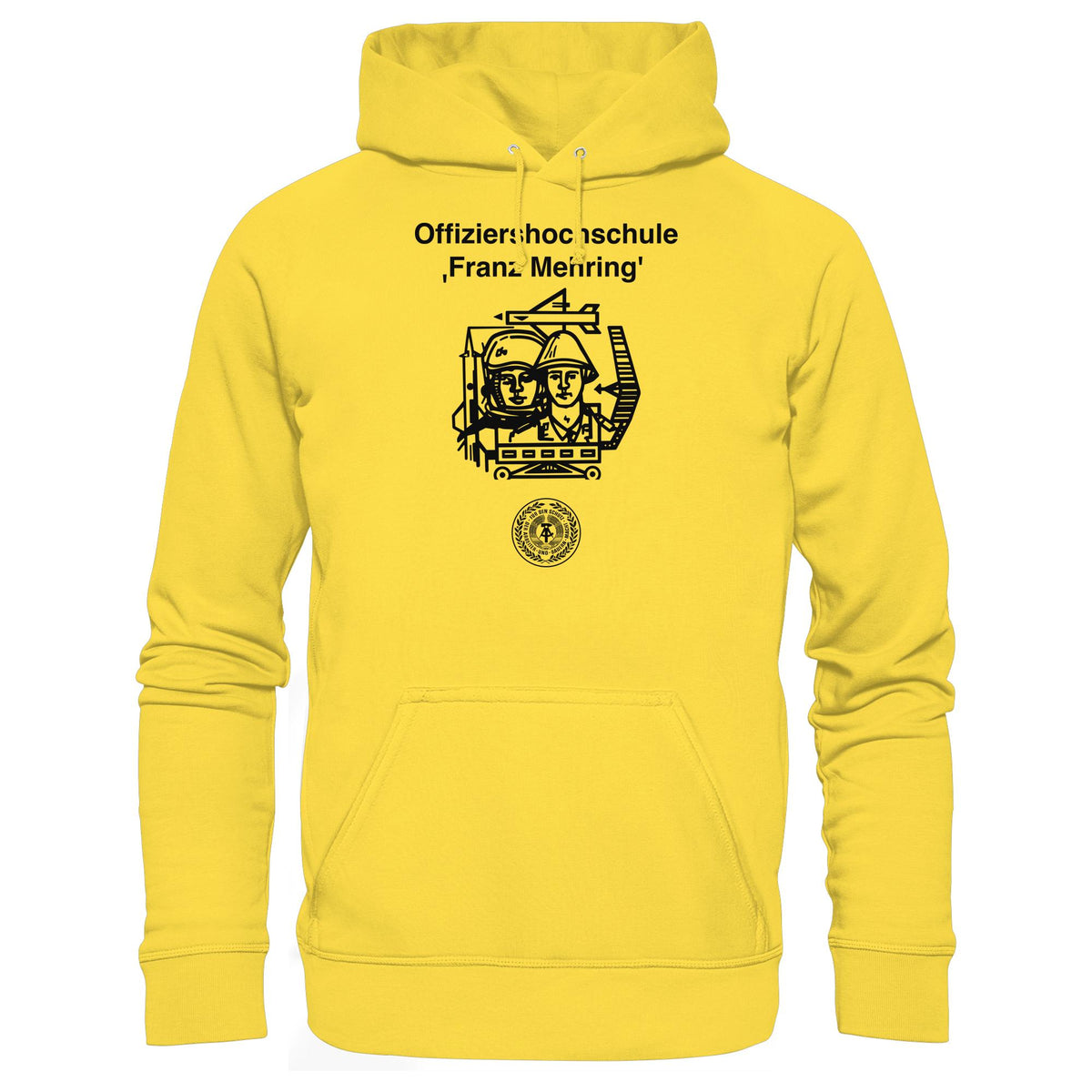 NVA - OFFIZIERSHOCHSCHULE FRANZ MEHRING • DDR Ostalgie Kapuze / Hoodie Unisex