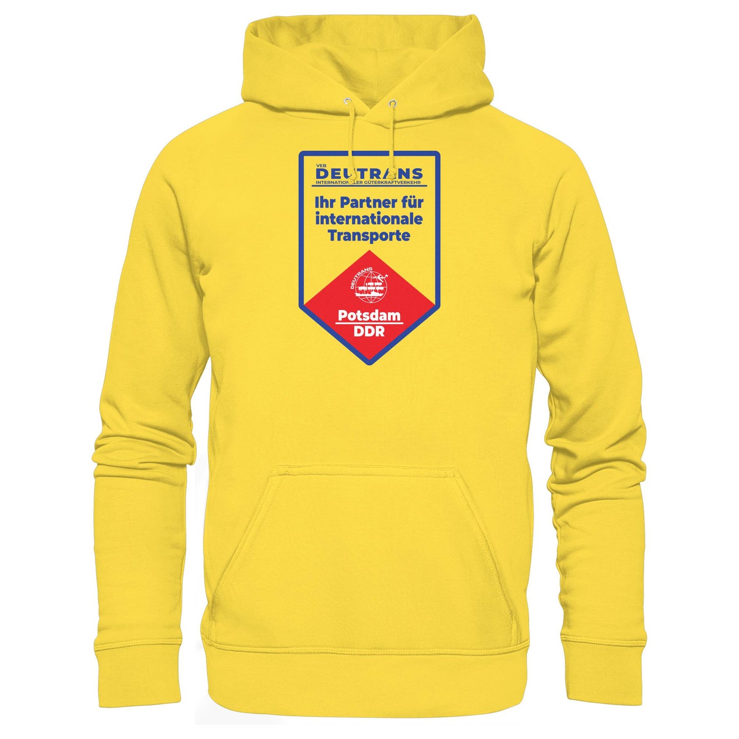 DDR Ostalgie Kapuze / Hoodie Unisex • VEB DEUTRANS - POTSDAM