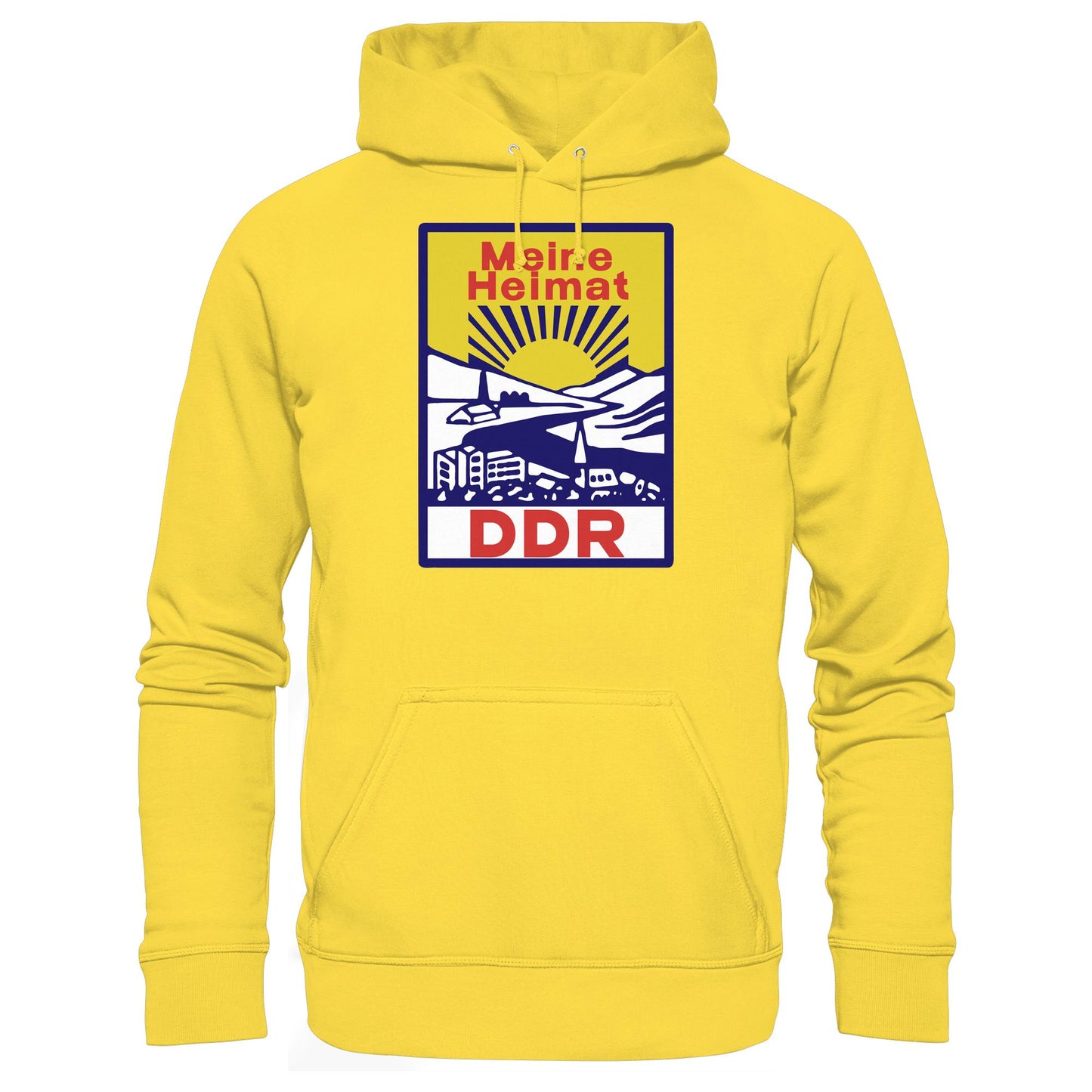 DDR Ostalgie Kapuze / Hoodie Unisex • MEINE HEIMAT DDR