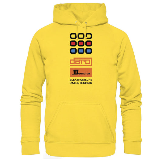 DDR Ostalgie Kapuze / Hoodie Unisex • DARO - ELEKTRONISCHE DATENTECHNIK DDR
