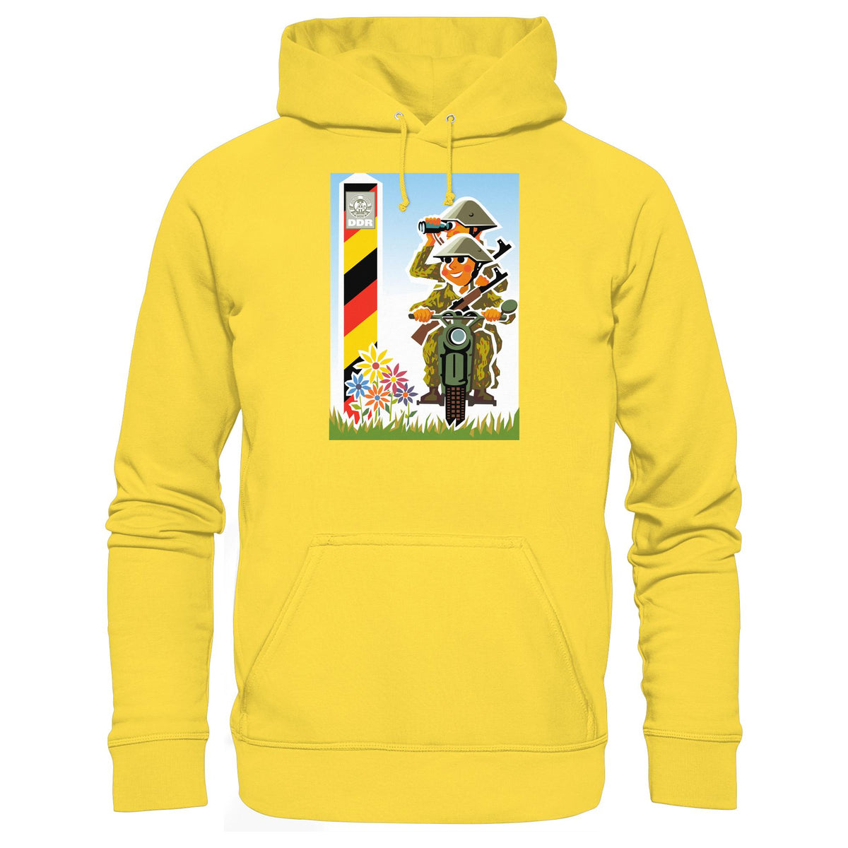 DDR Ostalgie Kapuze / Hoodie Unisex • NVA-GRENZTRUPPEN (ORIGINAL-PLAKAT)