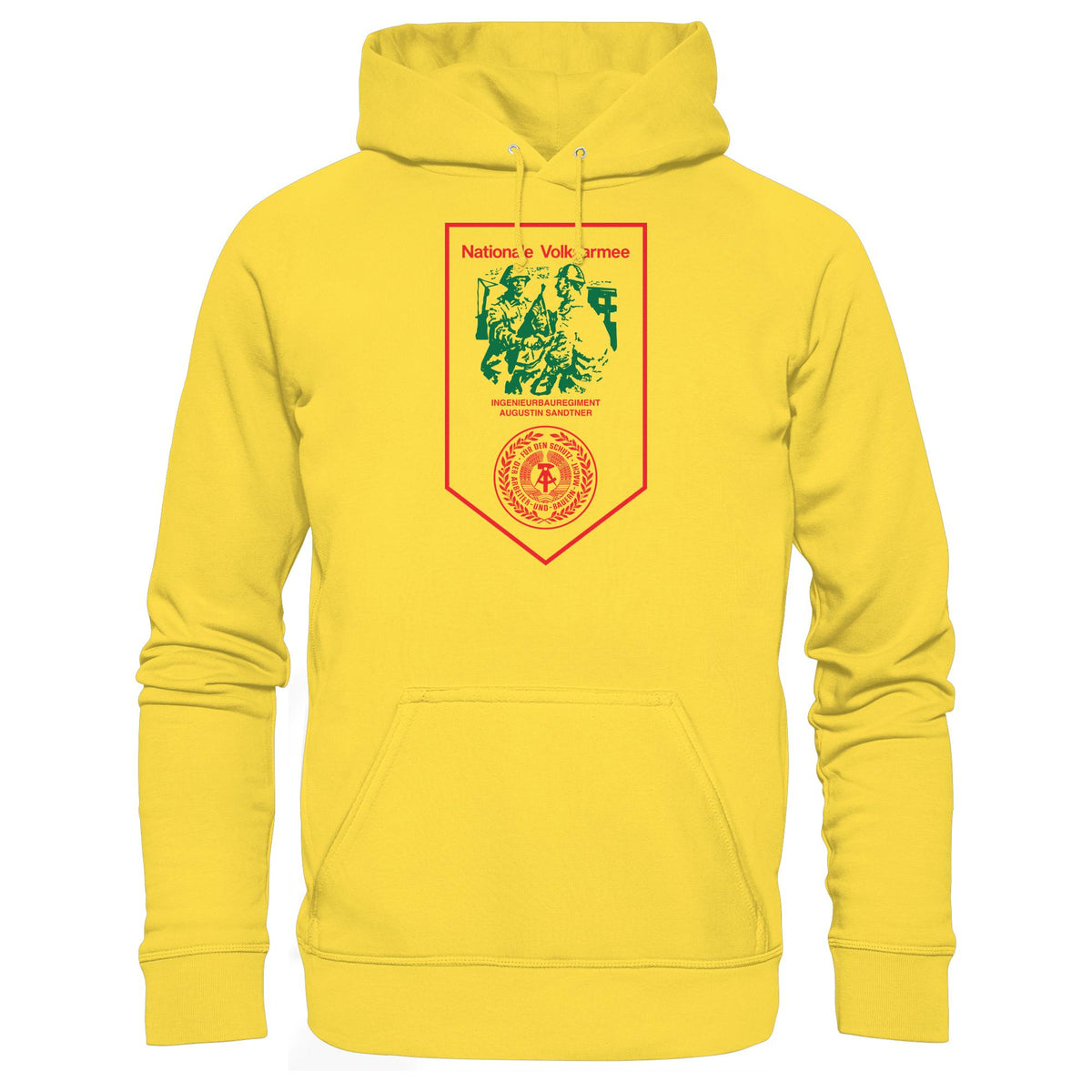 DDR Ostalgie Kapuze / Hoodie Unisex • NVA - INGENIEURBAUREGIMENT AUGUSTIN SANDTNER