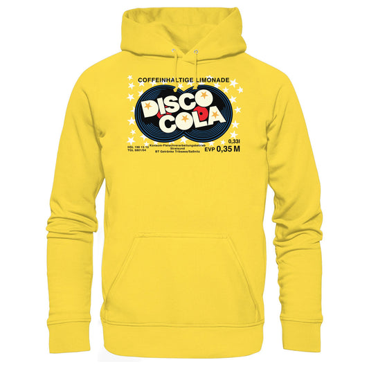 DDR Ostalgie Kapuze / Hoodie Unisex • DISCO COLA - ORIGINAL ETIKETT