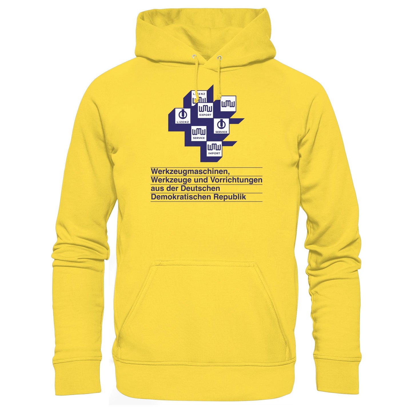 DDR Ostalgie Kapuze / Hoodie Unisex • WMW WERKZEUGMASCHINEN DER DDR