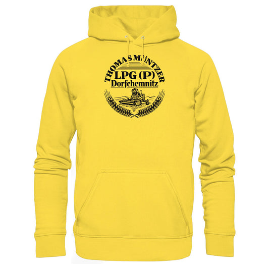 DDR Ostalgie Kapuze / Hoodie Unisex • LPG THOMAS MÜNTZER DORFCHEMNITZ