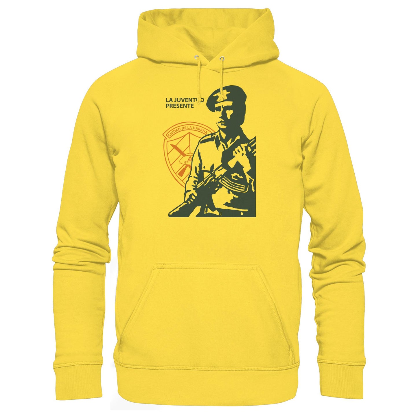 DDR Ostalgie Kapuze / Hoodie Unisex • LA JUVENTUD PRESENTE CIUDAD DE LA HABANA (DIE JUGEND HAVANNAS IST AKTIV)