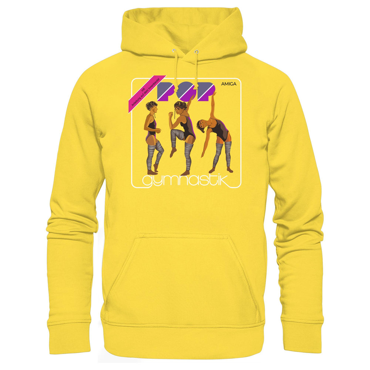 DDR Ostalgie Kapuze / Hoodie Unisex • AMIGA POP-GYMNASTIK (ORIGINAL PLATTENCOVER)
