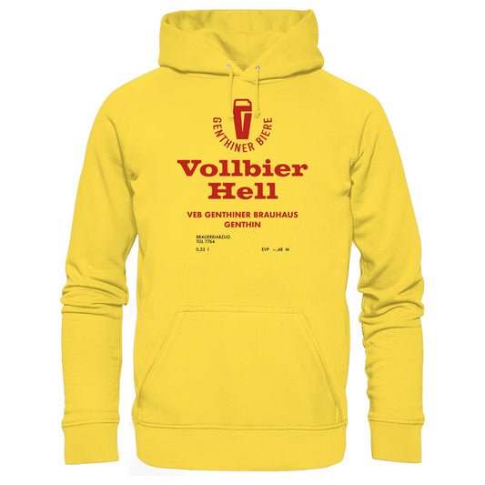 DDR Ostalgie Kapuze / Hoodie Unisex • VEB GENTHINER BRAUHAUS