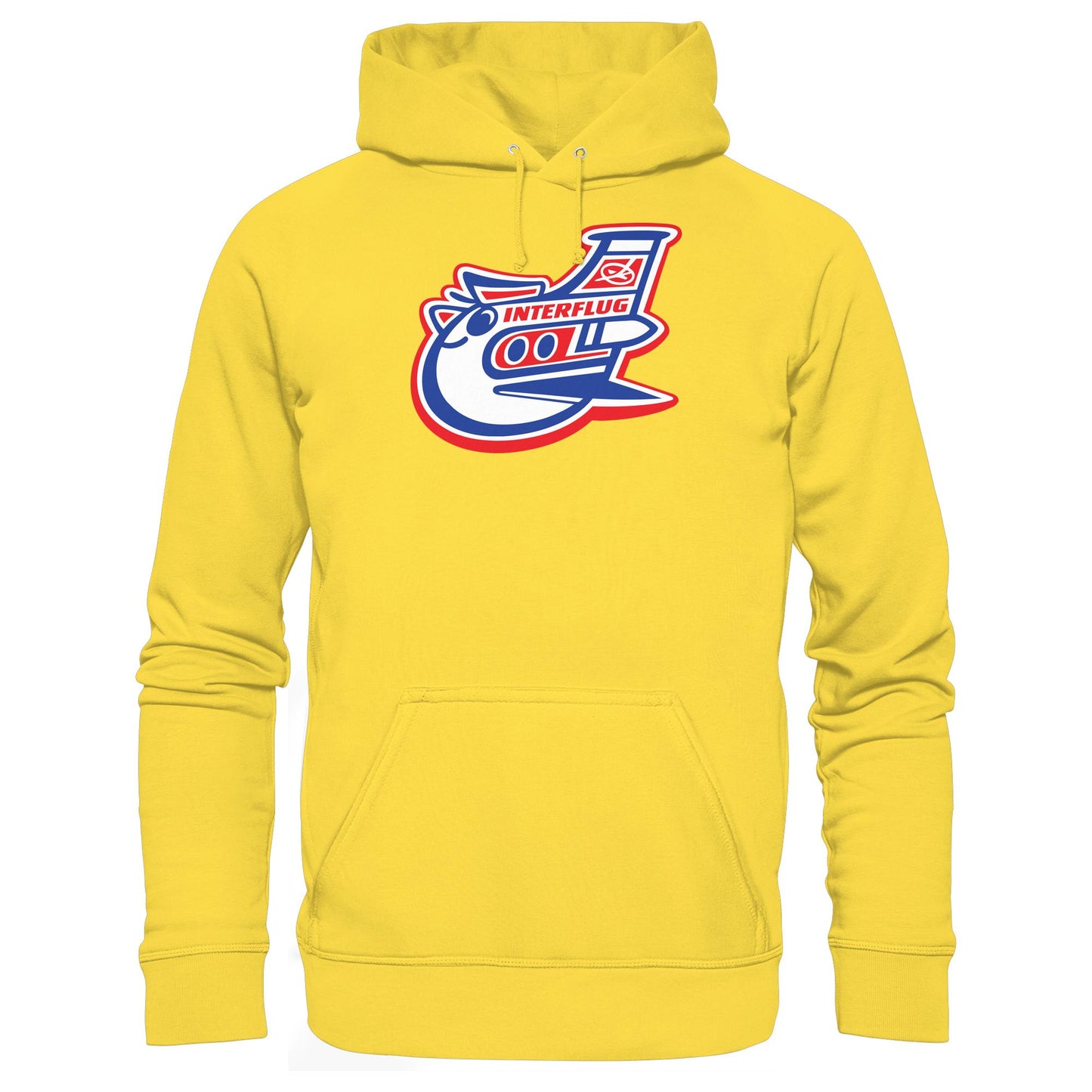 DDR Ostalgie Kapuze / Hoodie Unisex • INTERFLUG (ORIGINAL PIN)