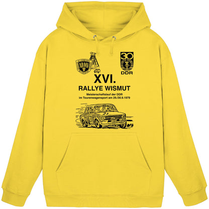 DDR Ostalgie Kapuze / Hoodie Unisex • 16. RALLYE WISMUT, MEISTERSCHAFTSLAUF DER DDR - 1979