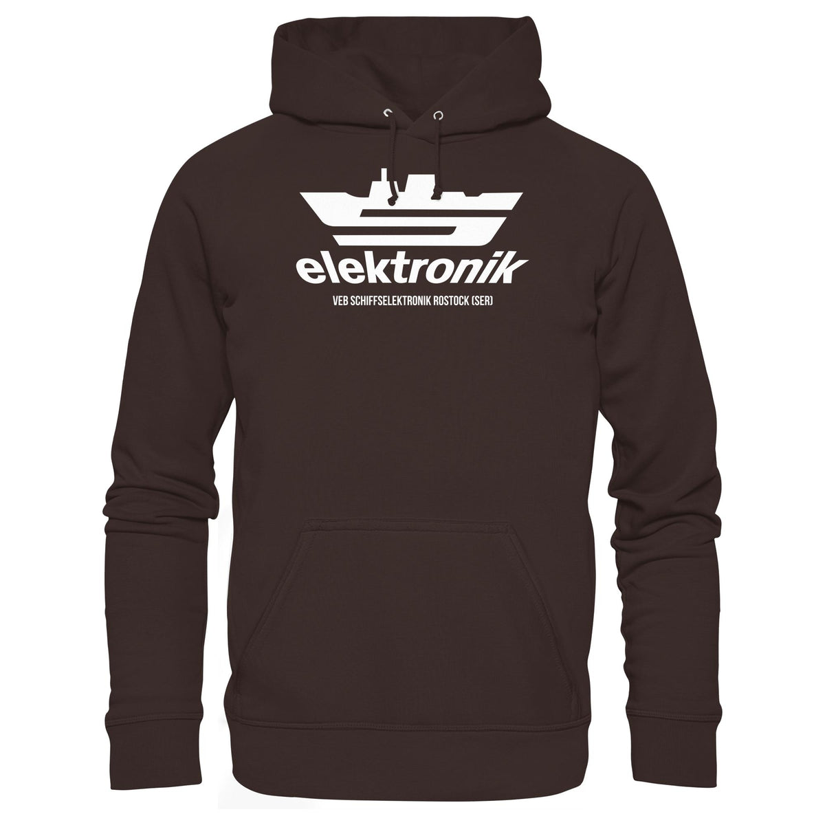 DDR Ostalgie Kapuze / Hoodie Unisex • VEB SCHIFFSELEKTRONIK ROSTOCK