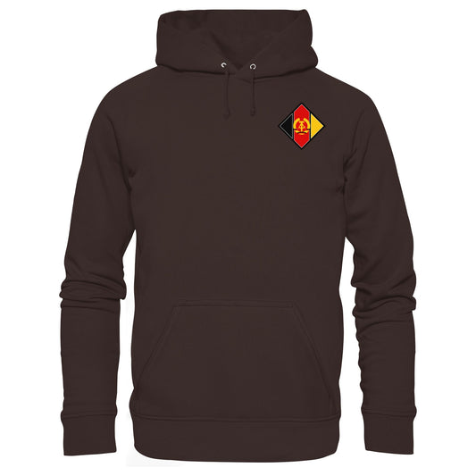 DDR Ostalgie Kapuze / Hoodie Unisex • NVA LUFSTSTREITKRÄFTE - BRUST BADGE