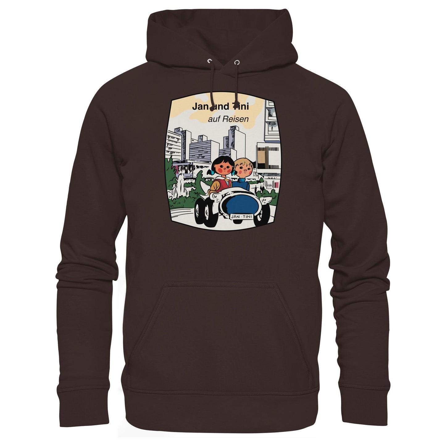 DDR Ostalgie Kapuze / Hoodie Unisex • JAN UND TINI AUF REISEN (ORIGINAL QUARTETT)