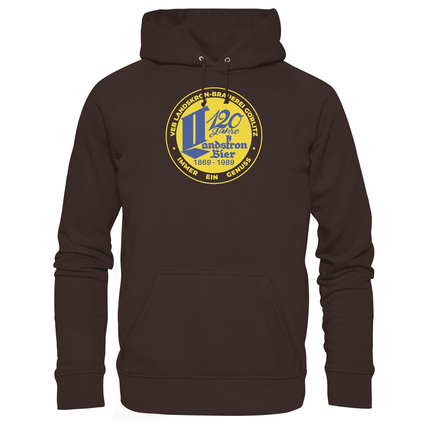 DDR Ostalgie Kapuze / Hoodie Unisex • VEB LANDSKRON-BRAUEREI BIERE GÖRLITZ