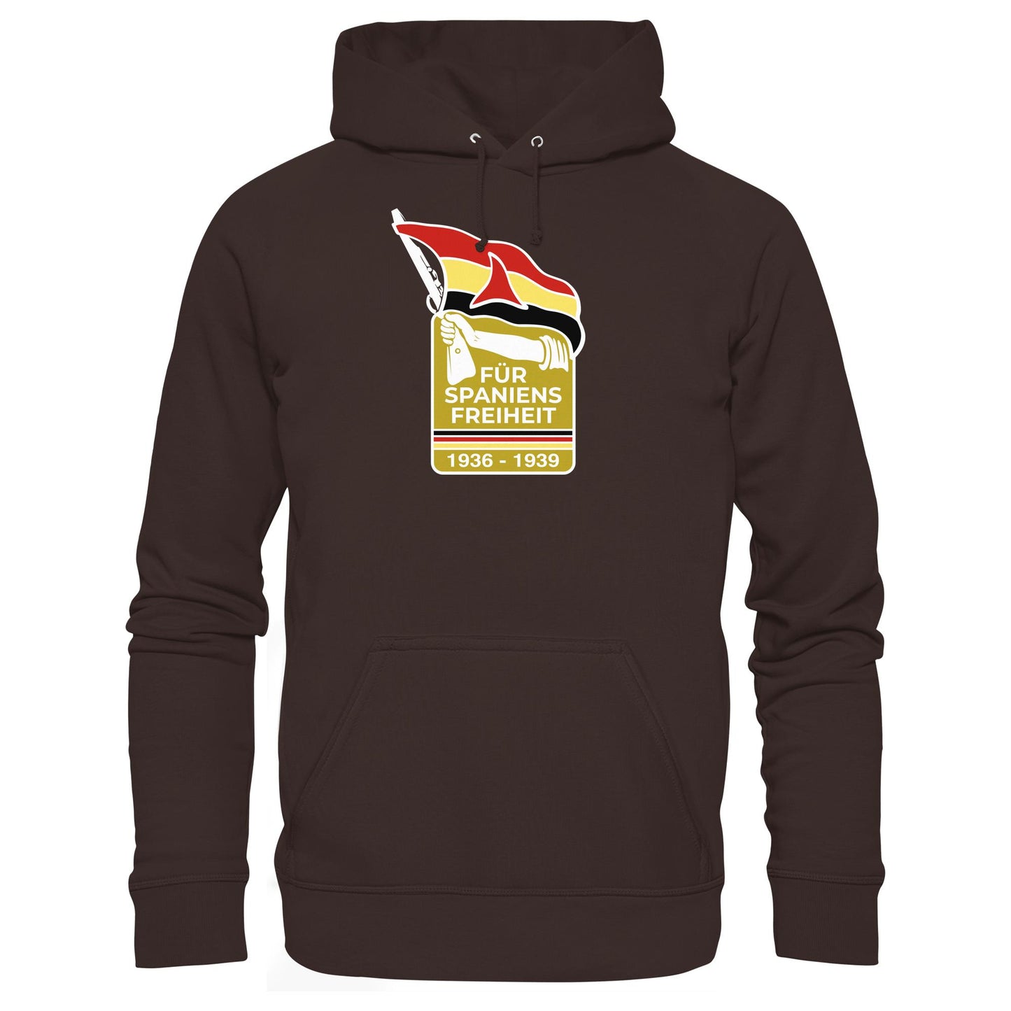 DDR Ostalgie Kapuze / Hoodie Unisex • FÜR SPANIENS FREIHEIT - ABZEICHEN SPANIENKÄMPFER