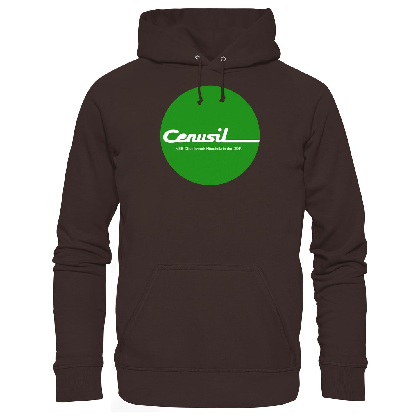DDR Ostalgie Kapuze / Hoodie Unisex • CENUSIL - VEB CHEMIE NÜNCHRITZ