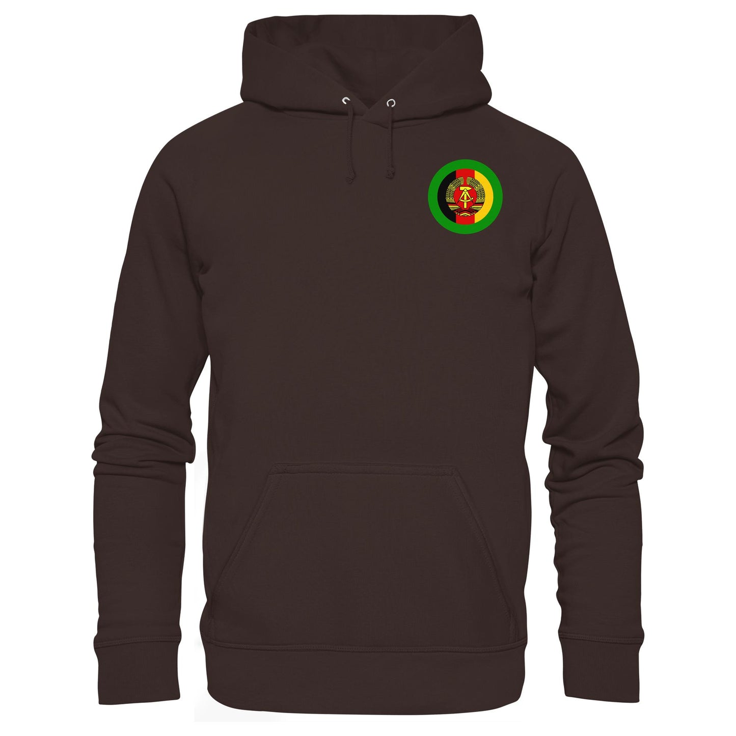 DDR Ostalgie Kapuze / Hoodie Unisex • NVA GRENZTRUPPEN - BRUST BADGE